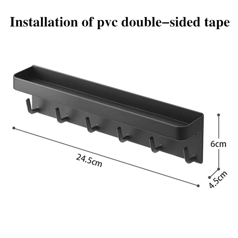 Wall-mounted accessory hook